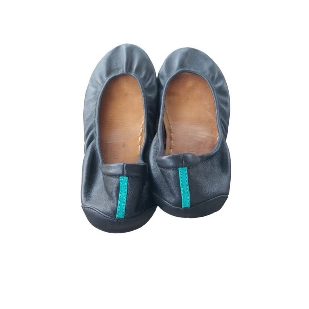 Tieks Black Leather Ballet Flats